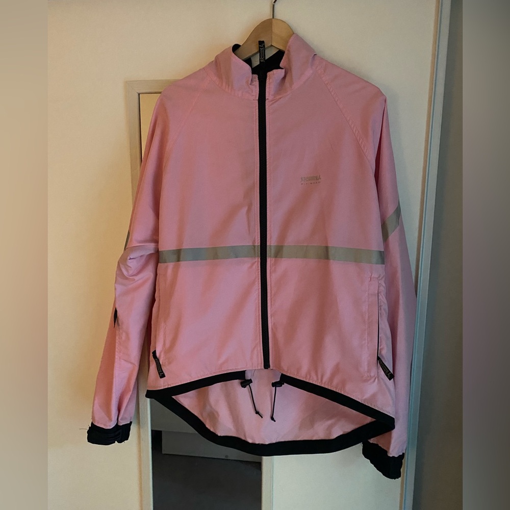 Bubblegum Pink Running Room Unisex Reflective Jacket